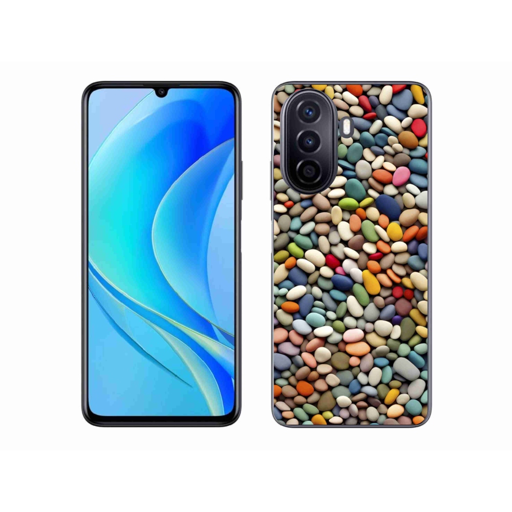 Gélový kryt mmCase na Huawei Nova Y70 - farebné kamienky 2