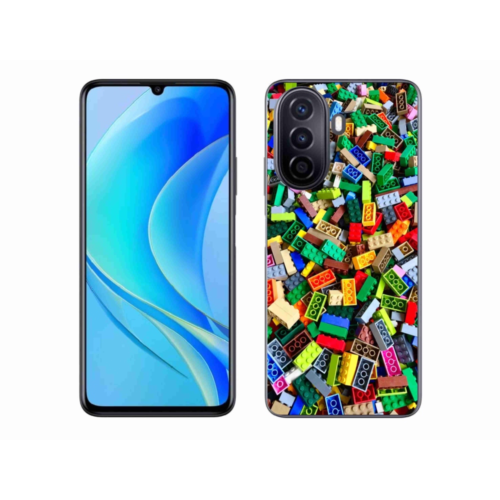 Gélový kryt mmCase na Huawei Nova Y70 - farebné stavebné kocky