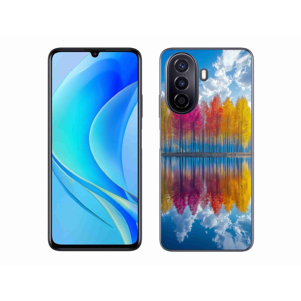Gélový kryt mmCase na Huawei Nova Y70 - farebné stromy