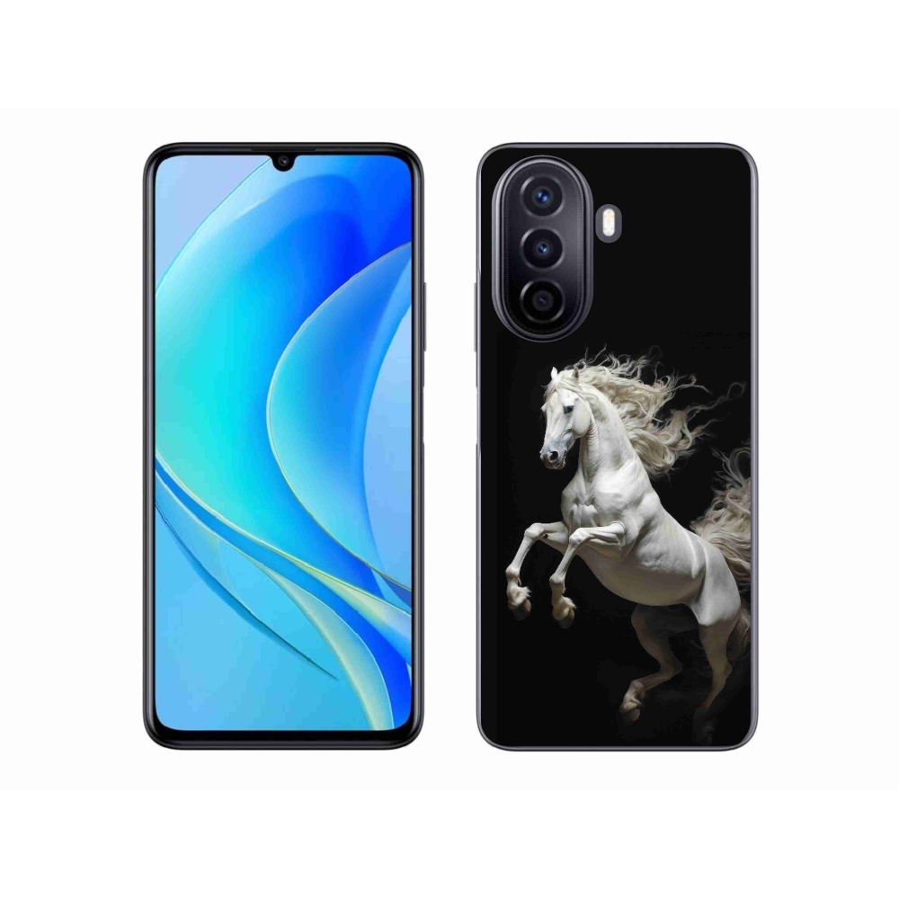 Gélový kryt mmCase na Huawei Nova Y70 - biely kôň 4