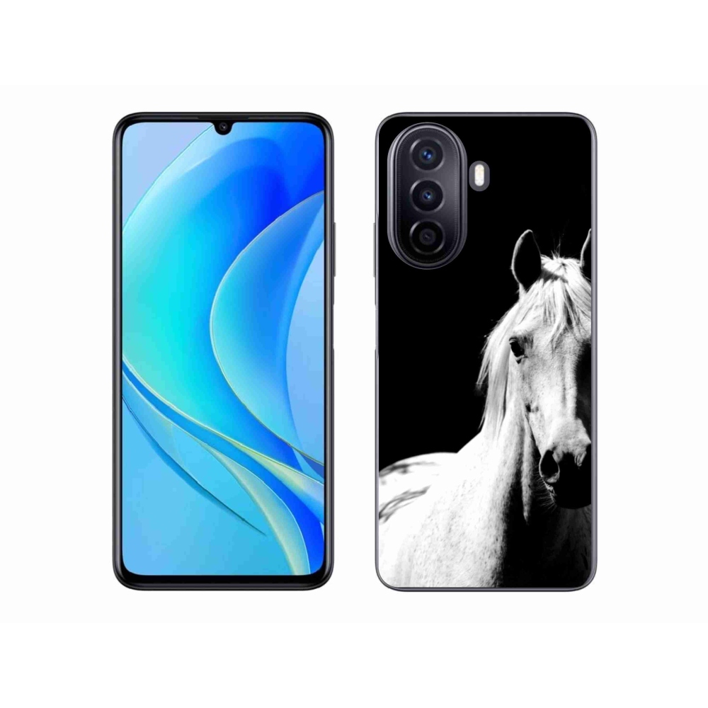 Gélový kryt mmCase na Huawei Nova Y70 - biely kôň 5