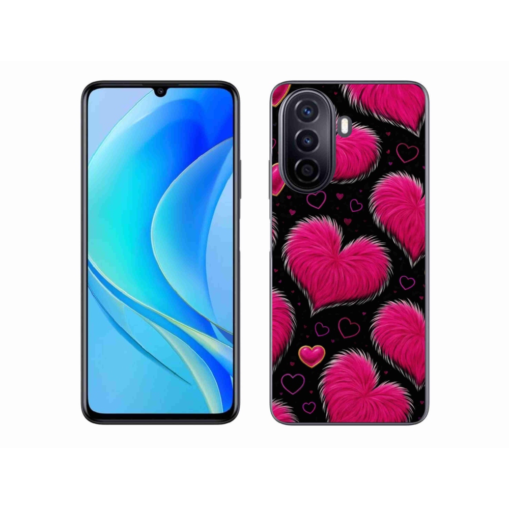 Gélový kryt mmCase na Huawei Nova Y70 - hebké srdce