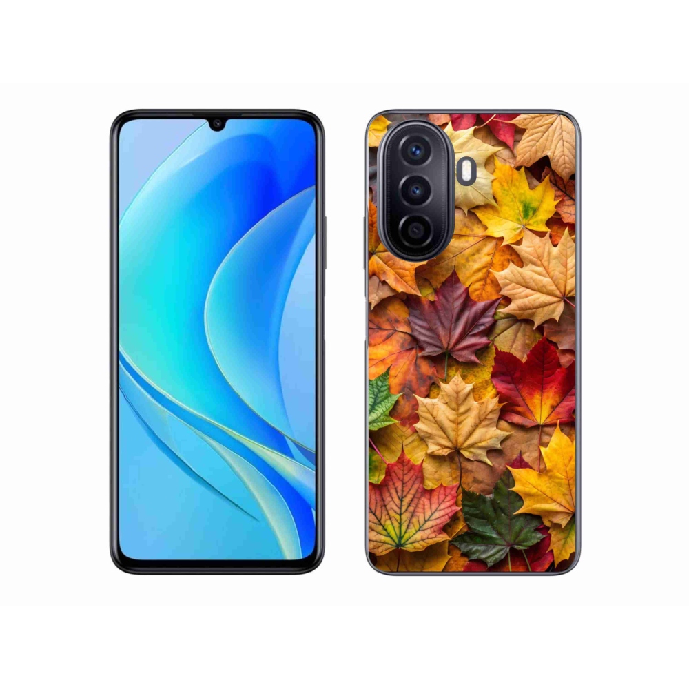 Gélový kryt mmCase na Huawei Nova Y70 - javorové listy 2