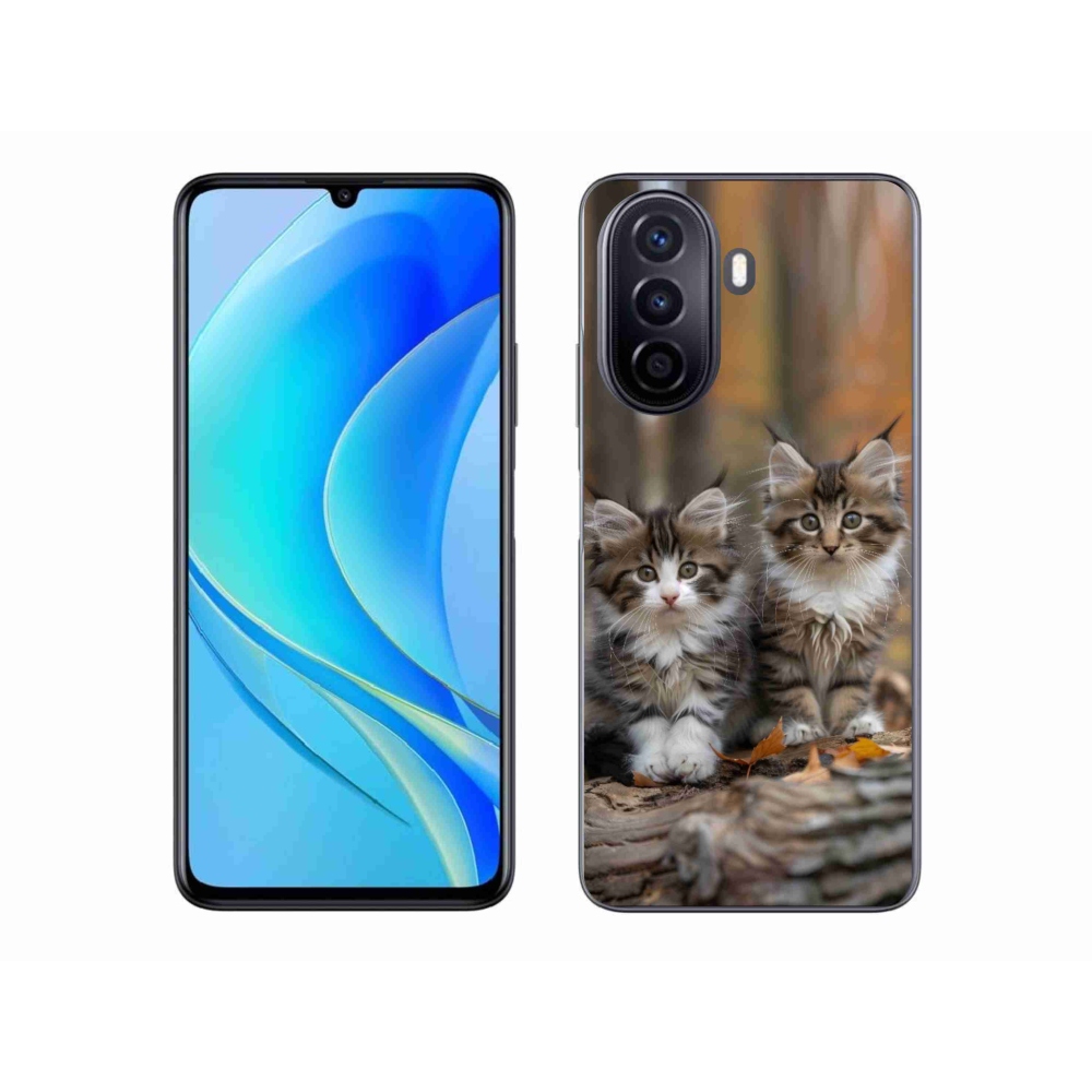 Gélový kryt mmCase na Huawei Nova Y70 - mačacie duo 3