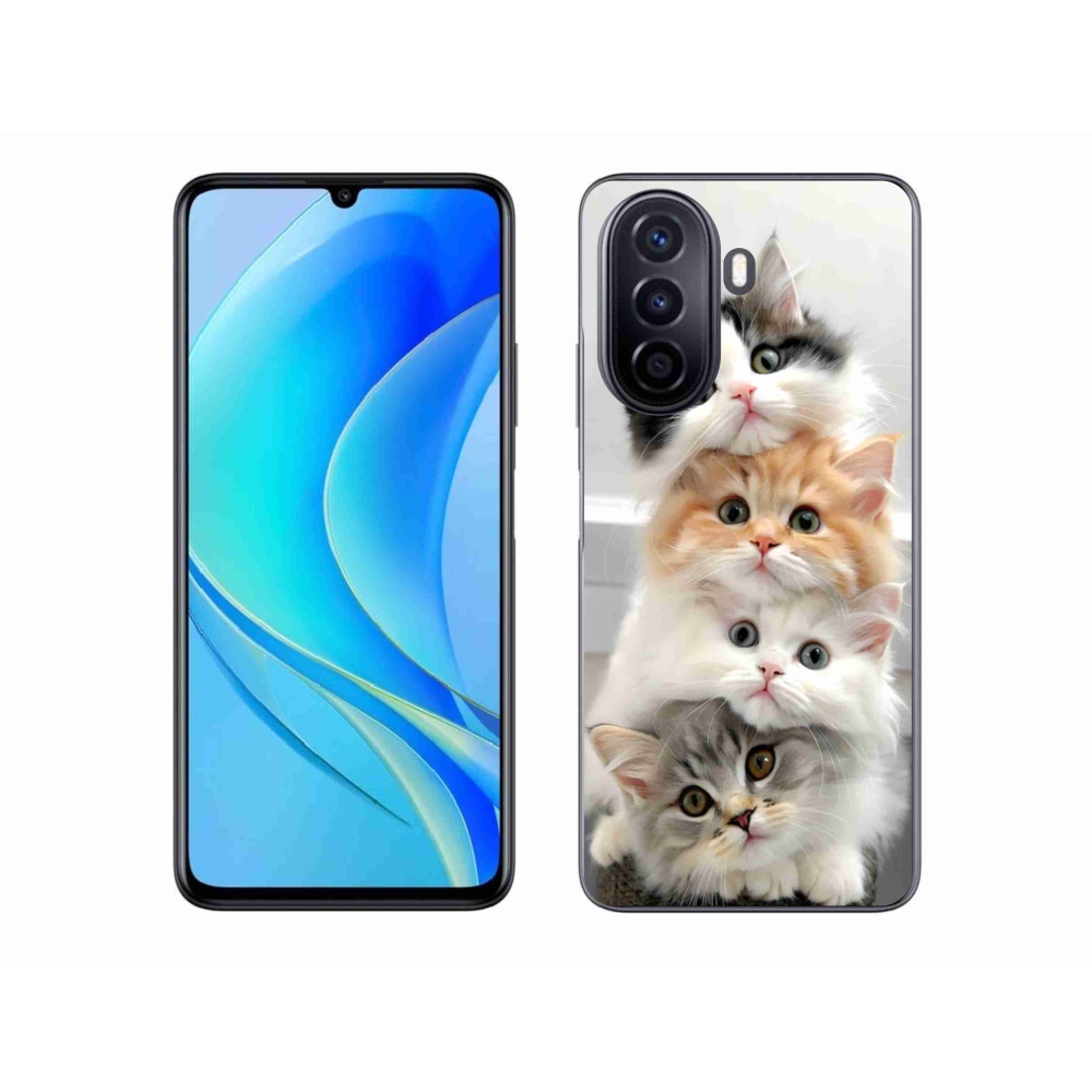 Gélový kryt mmCase na Huawei Nova Y70 - mačacia partia