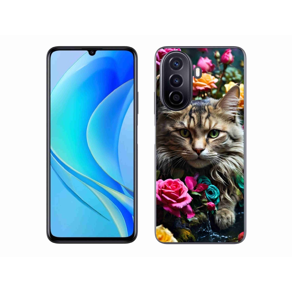 Gélový kryt mmCase na Huawei Nova Y70 - mačacie pohľad 2