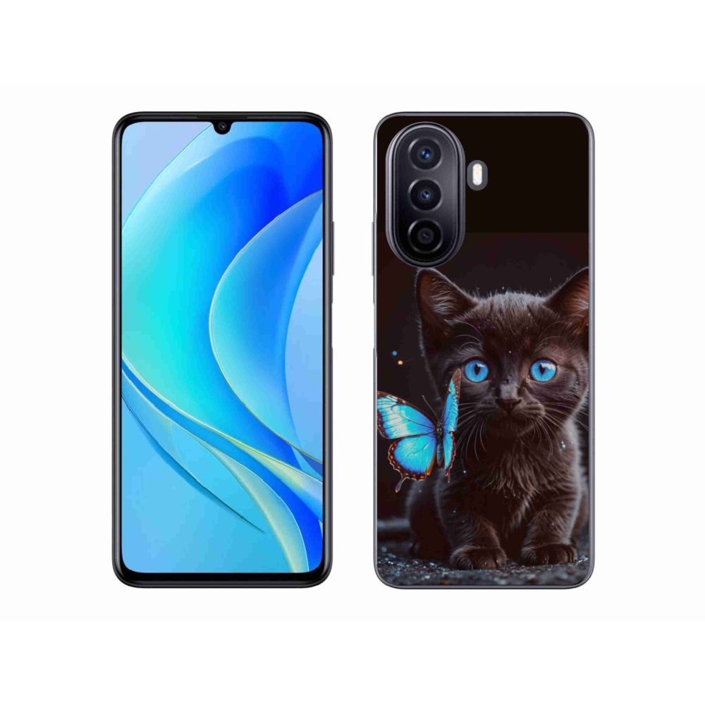 Gélový kryt mmCase na Huawei Nova Y70 - mačacie pohľad 3