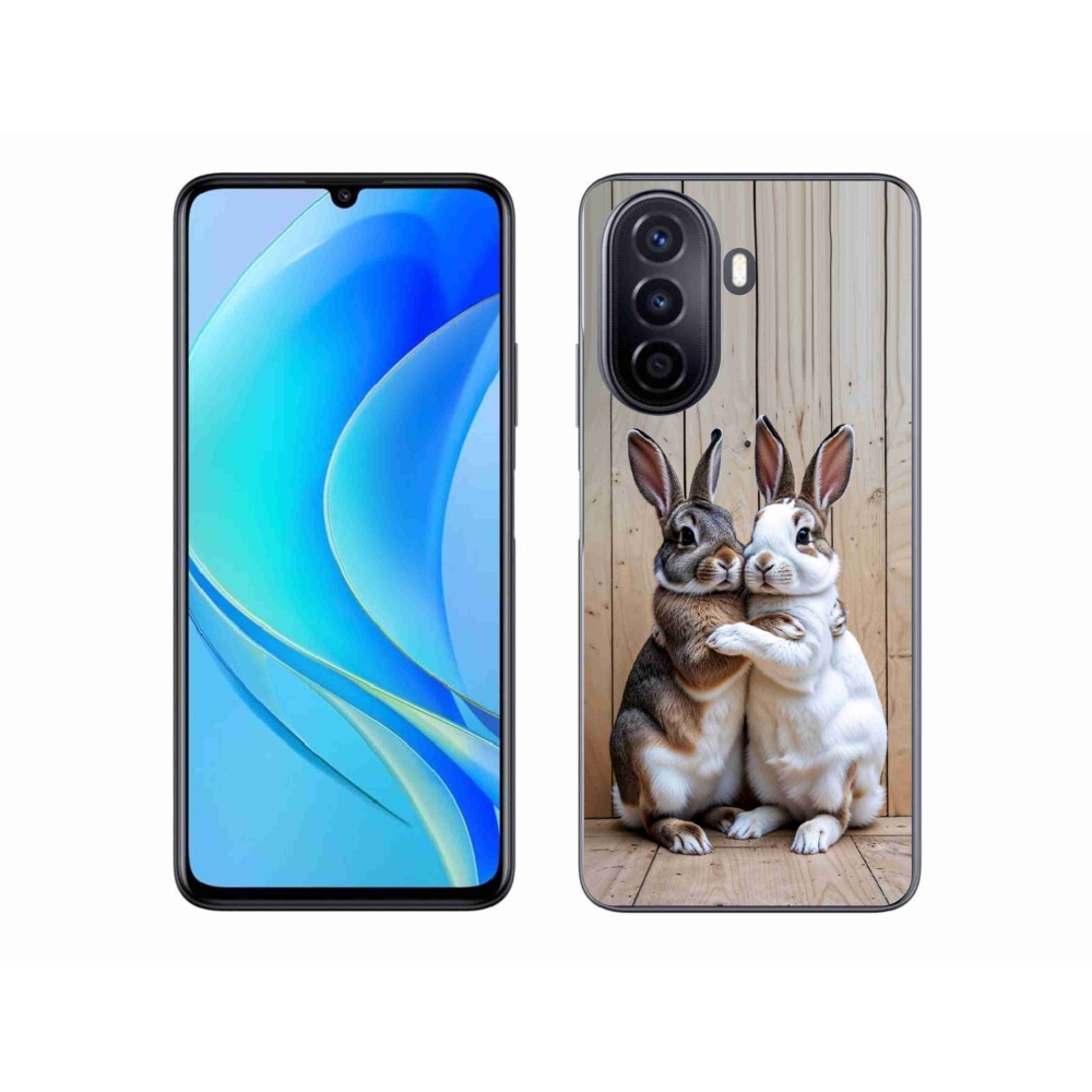Gélový kryt mmCase na Huawei Nova Y70 - králičie pár