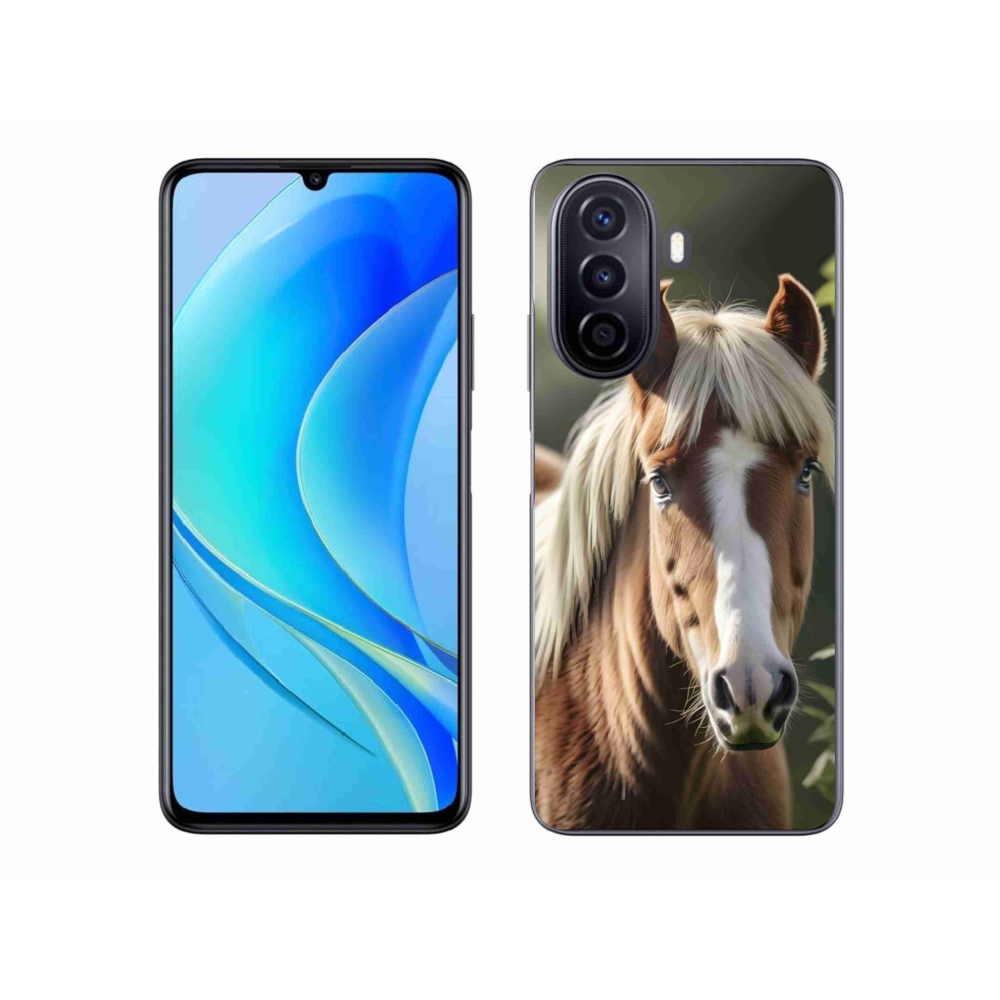 Gélový kryt mmCase na Huawei Nova Y70 - kôň so svetlou hrivou