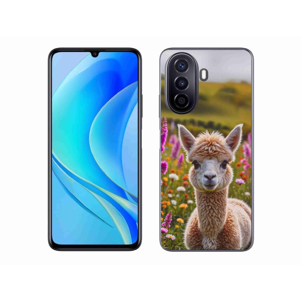 Gélový kryt mmCase na Huawei Nova Y70 - lama na lúke