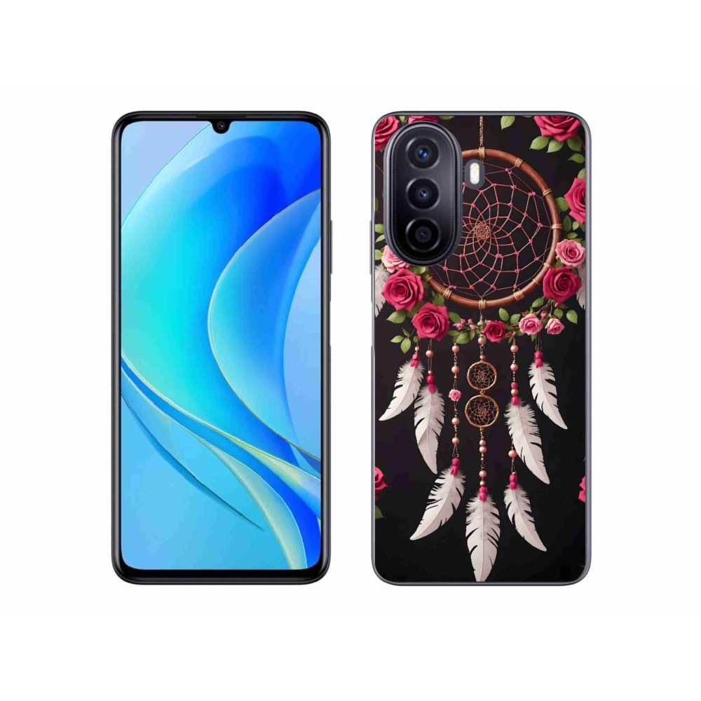 Gélový kryt mmCase na Huawei Nova Y70 - lapač snov s ružami