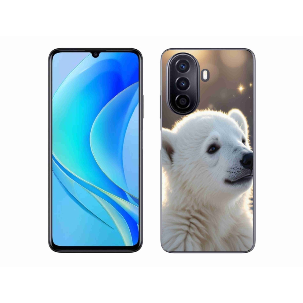 Gélový kryt mmCase na Huawei Nova Y70 - ľadový medveď