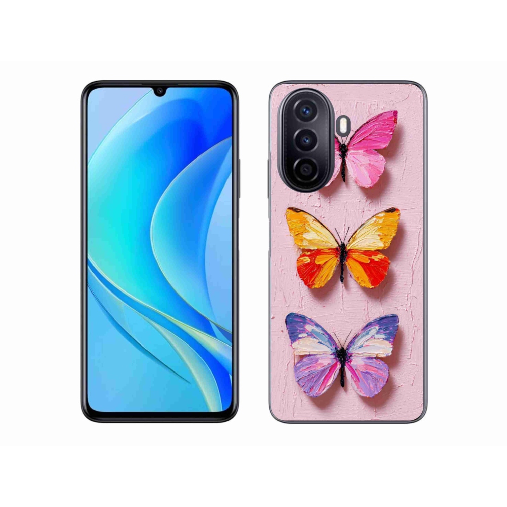 Gélový kryt mmCase na Huawei Nova Y70 - motýlia trojica