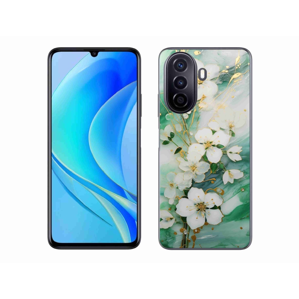 Gélový kryt mmCase na Huawei Nova Y70 - nežné kvety