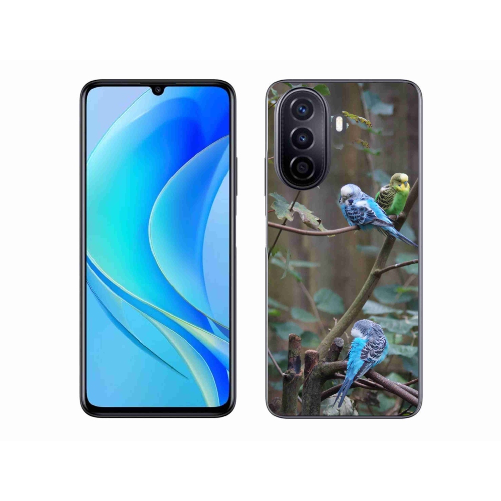 Gélový kryt mmCase na Huawei Nova Y70 - papagáje na vetve