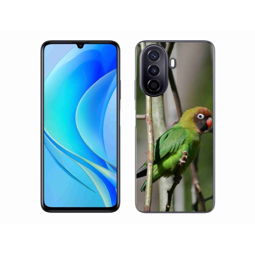 Gélový kryt mmCase na Huawei Nova Y70 - papagáj agapornis