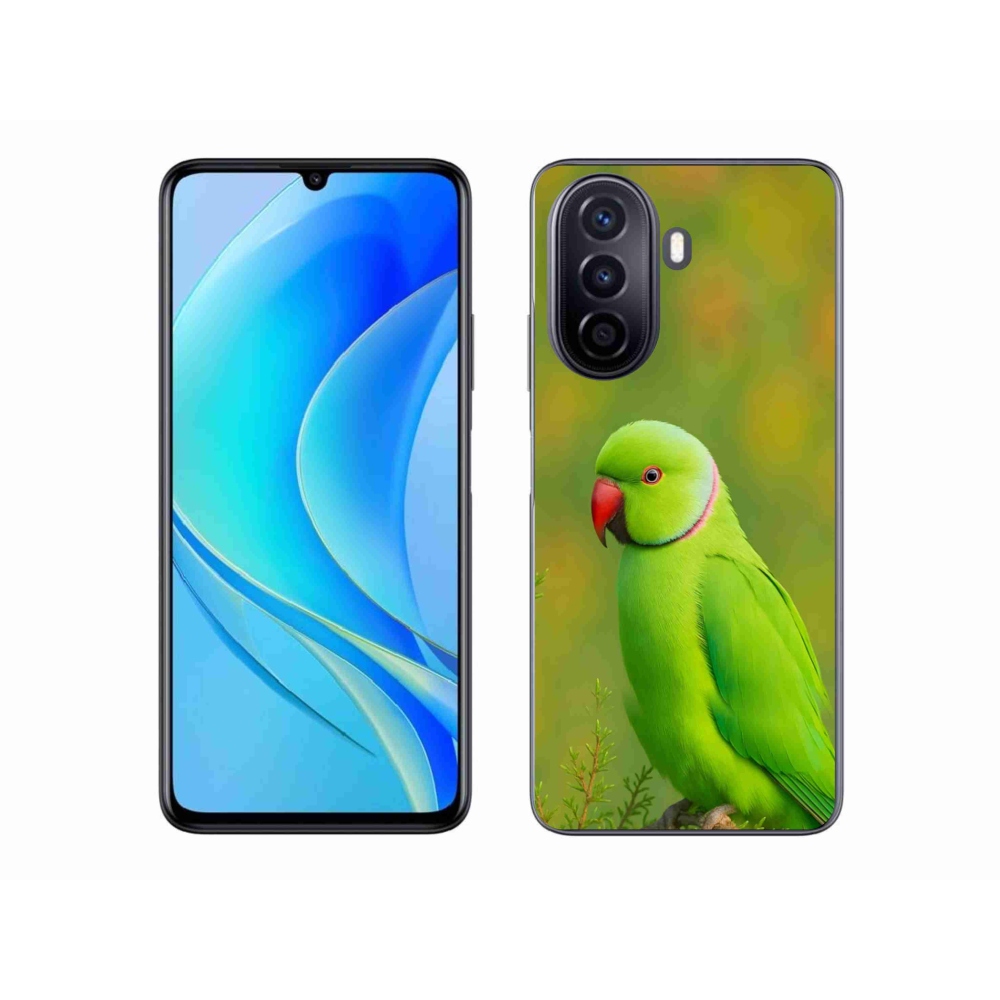 Gélový kryt mmCase na Huawei Nova Y70 - papagáj Alexandr 2
