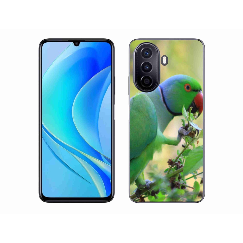 Gélový kryt mmCase na Huawei Nova Y70 - papagáj Alexandr