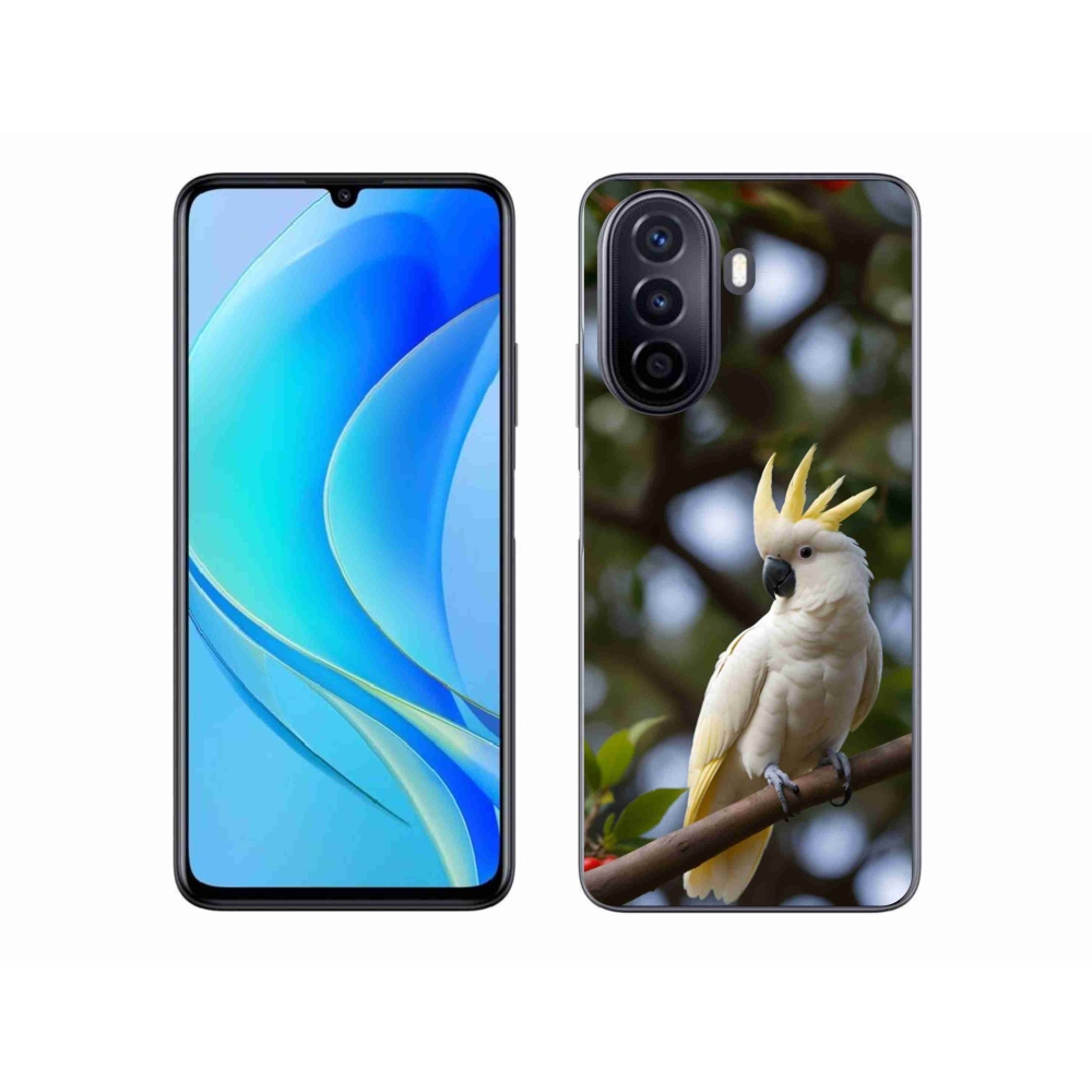 Gélový kryt mmCase na Huawei Nova Y70 - papagáj kakadu 3