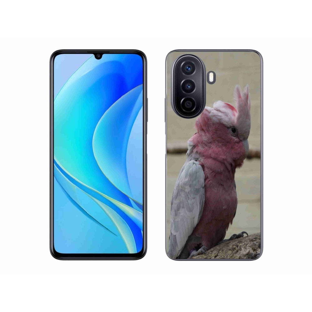 Gélový kryt mmCase na Huawei Nova Y70 - papagáj kakadu ružový