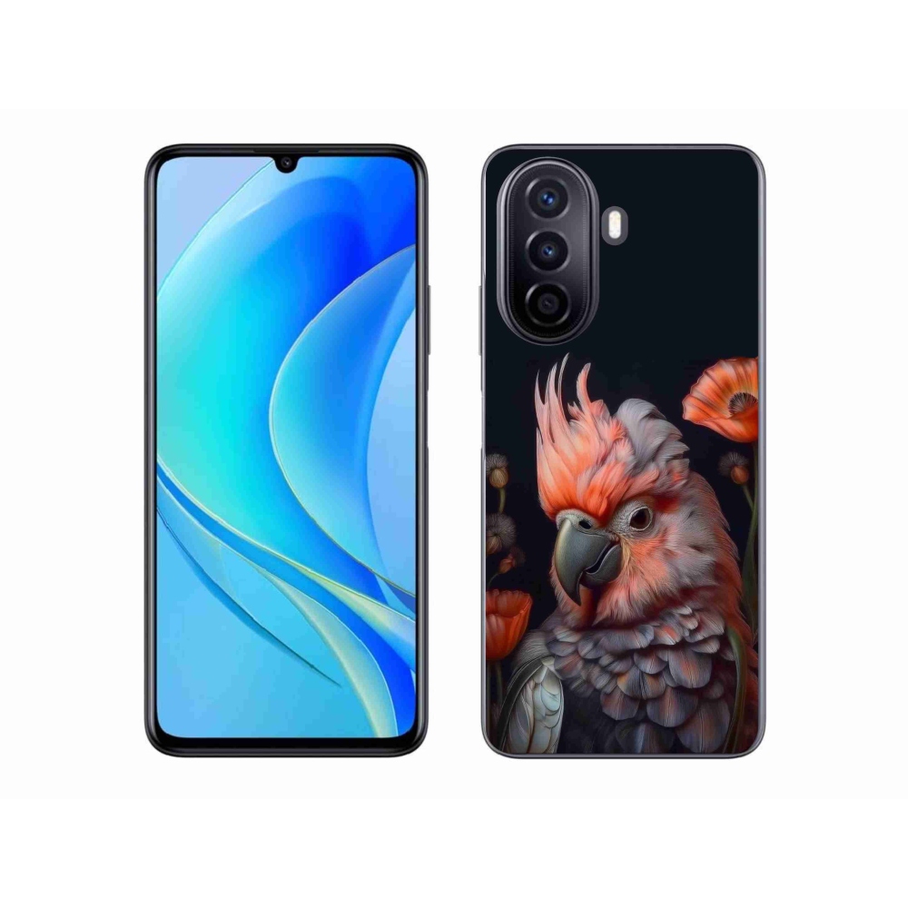 Gélový kryt mmCase na Huawei Nova Y70 - papagáj kakadu vo farbách