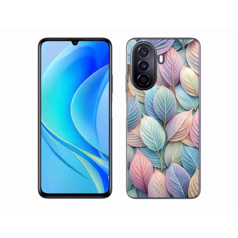 Gélový kryt mmCase na Huawei Nova Y70 - pastelové listy