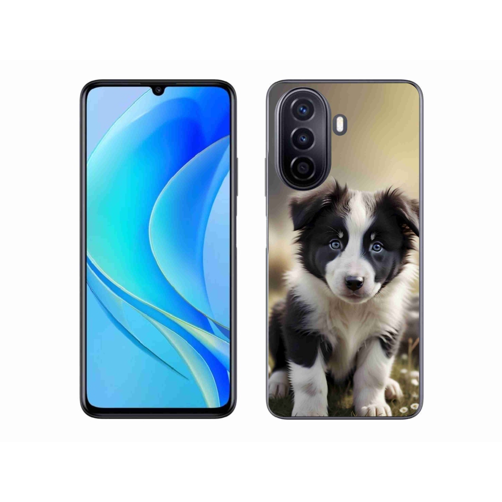 Gélový kryt mmCase na Huawei Nova Y70 - roztomilá border kólia