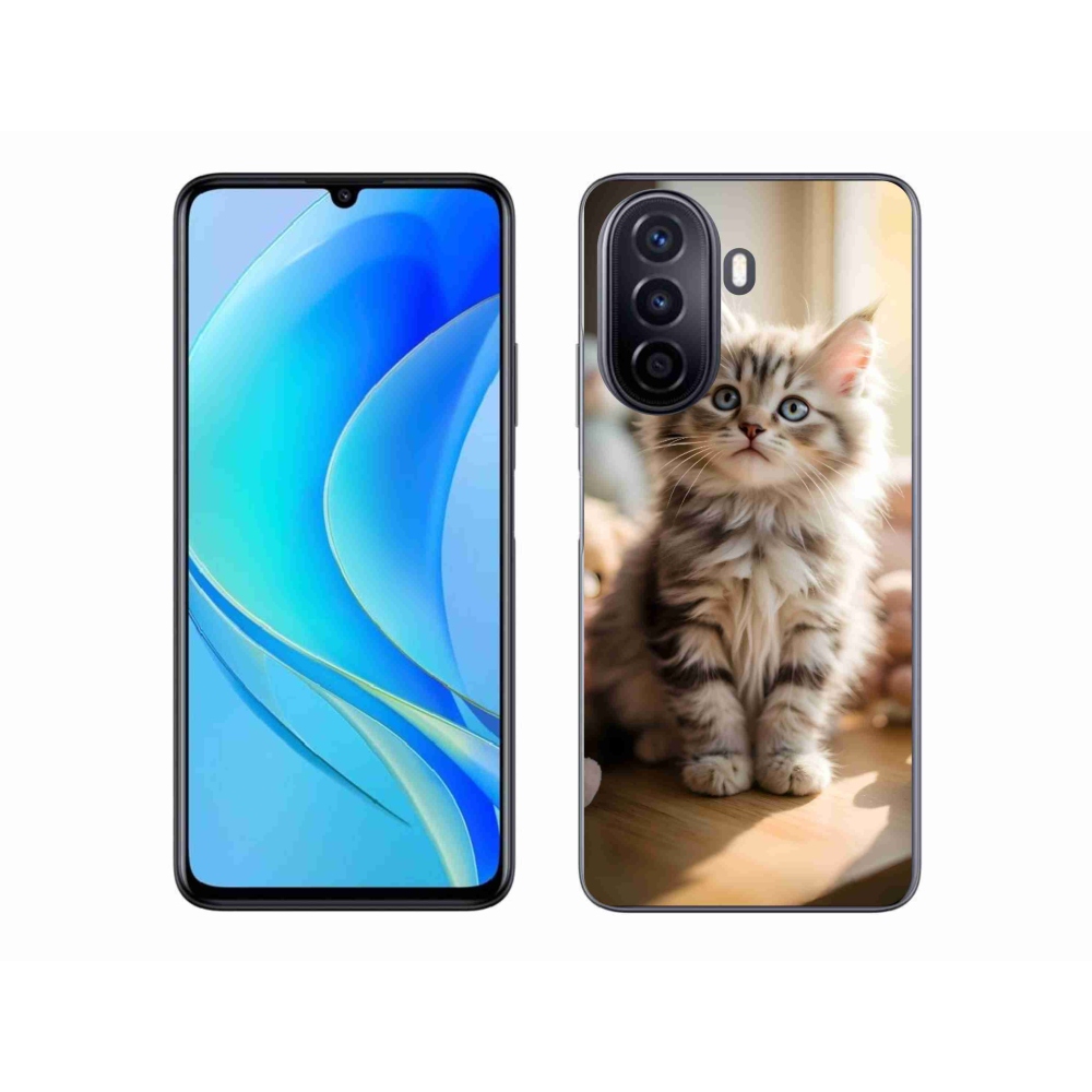 Gélový kryt mmCase na Huawei Nova Y70 - roztomilé mačiatko 10