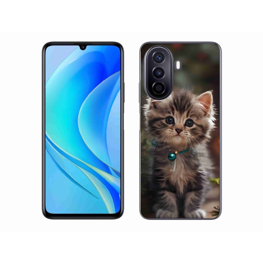 Gélový kryt mmCase na Huawei Nova Y70 - roztomilé mačiatko 11