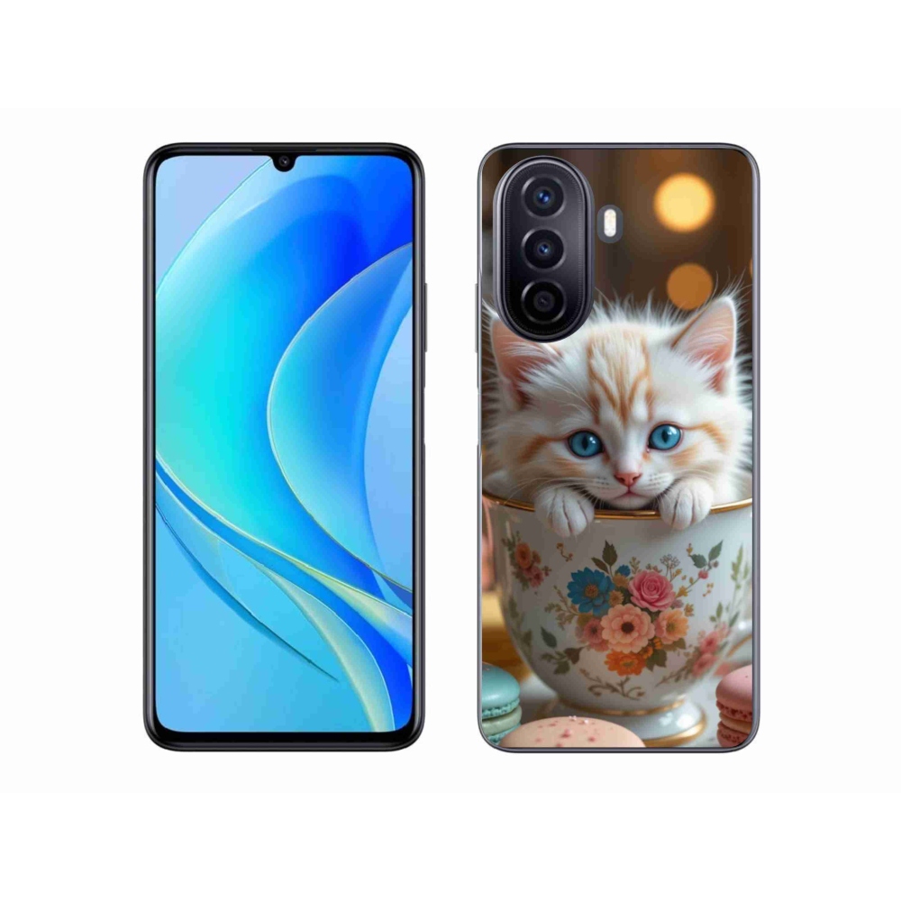Gélový kryt mmCase na Huawei Nova Y70 - roztomilé mačiatko 6