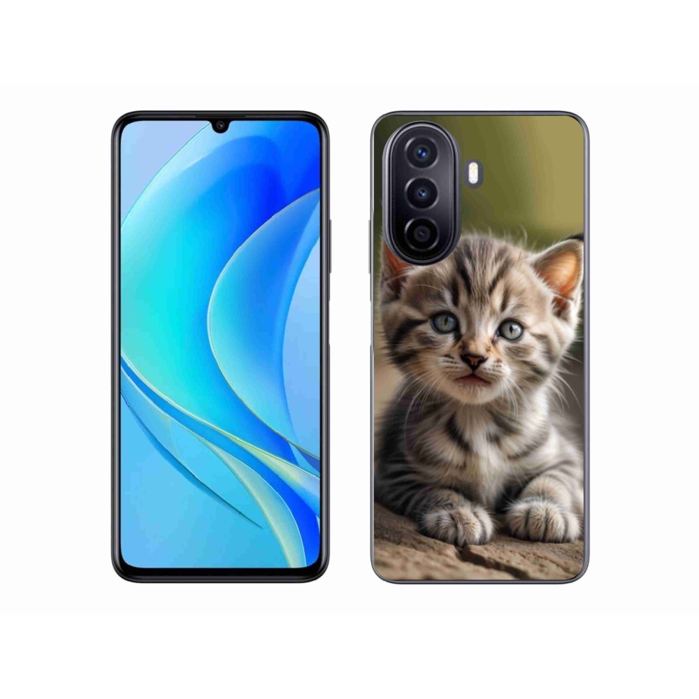 Gélový kryt mmCase na Huawei Nova Y70 - roztomilé mačiatko 9