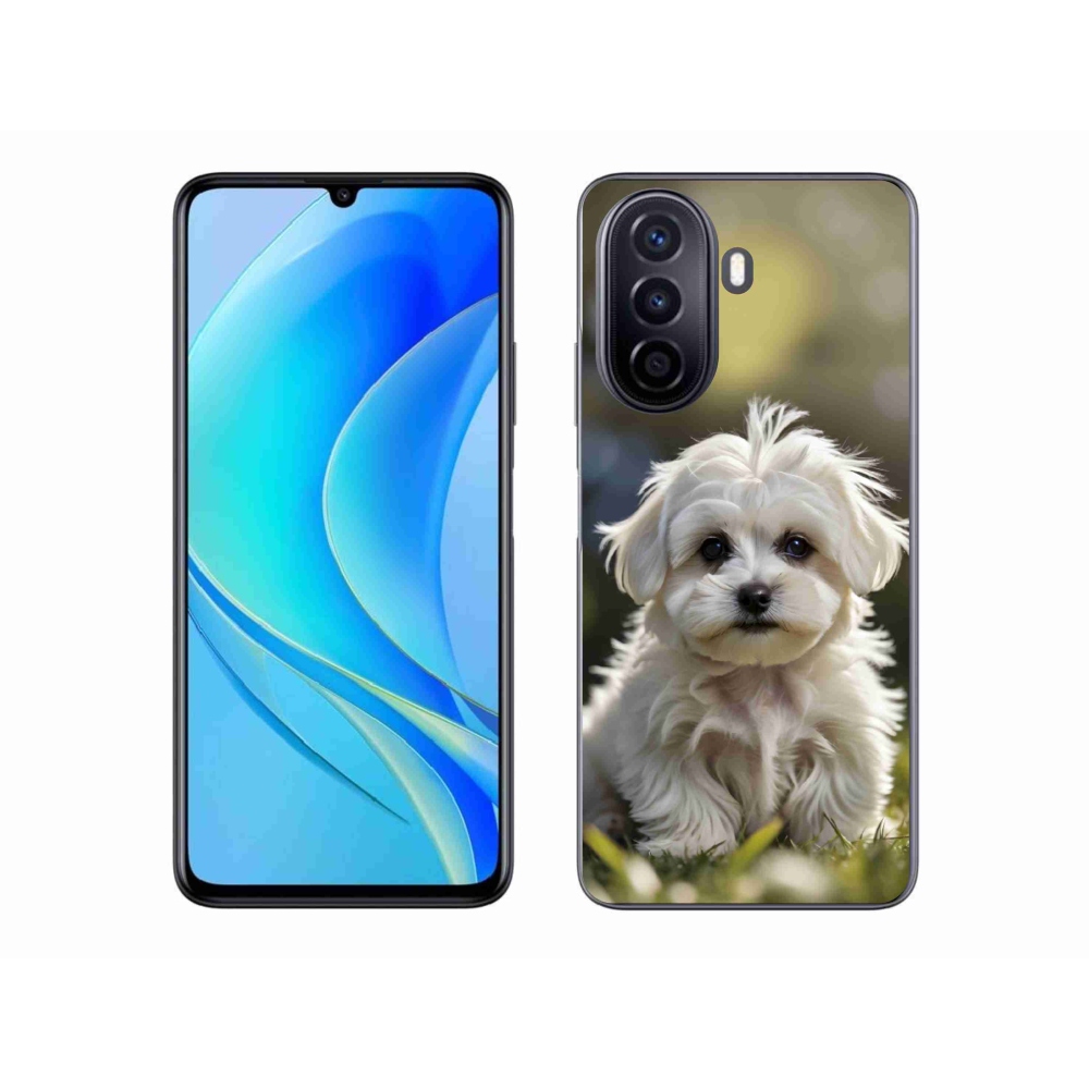 Gélový kryt mmCase na Huawei Nova Y70 - roztomilý maltézsky psík