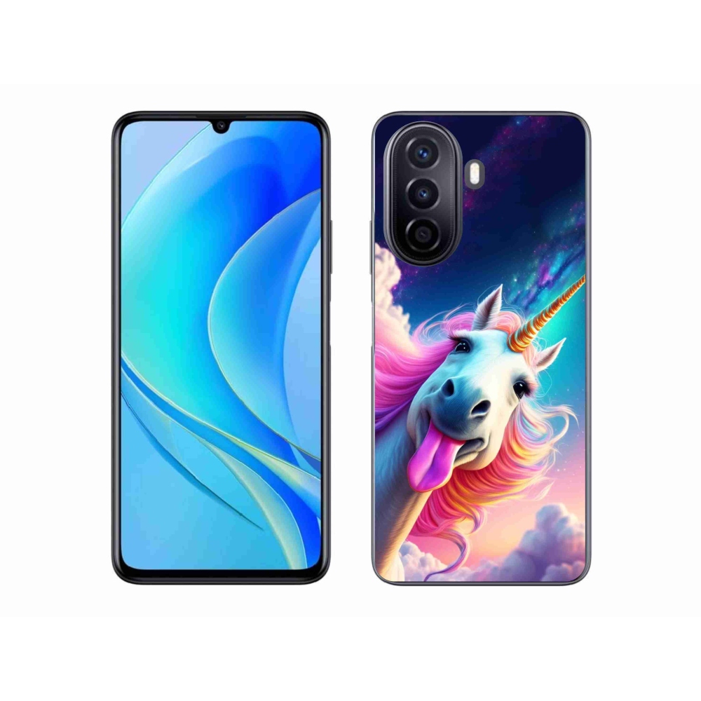 Gélový kryt mmCase na Huawei Nova Y70 - šialený jednorožec