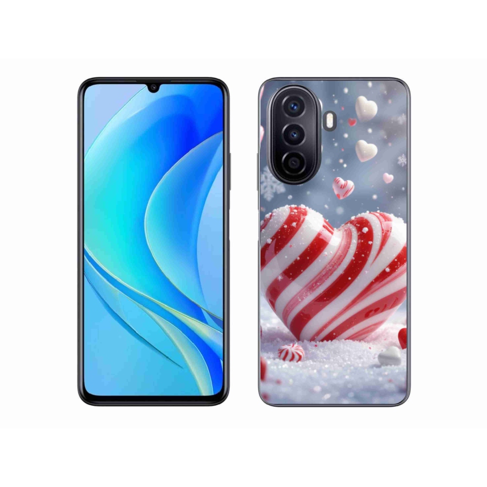 Gélový kryt mmCase na Huawei Nova Y70 - sladké srdce
