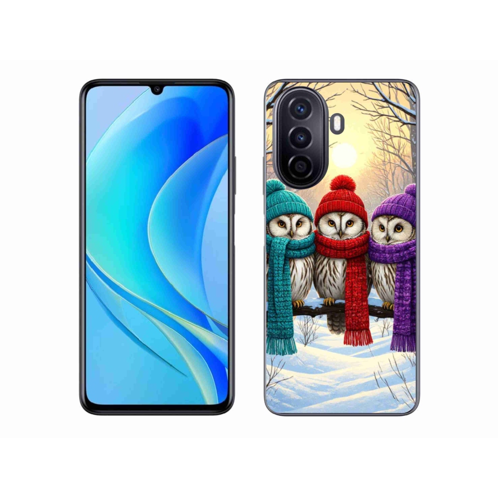 Gélový kryt mmCase na Huawei Nova Y70 - soví priatelia