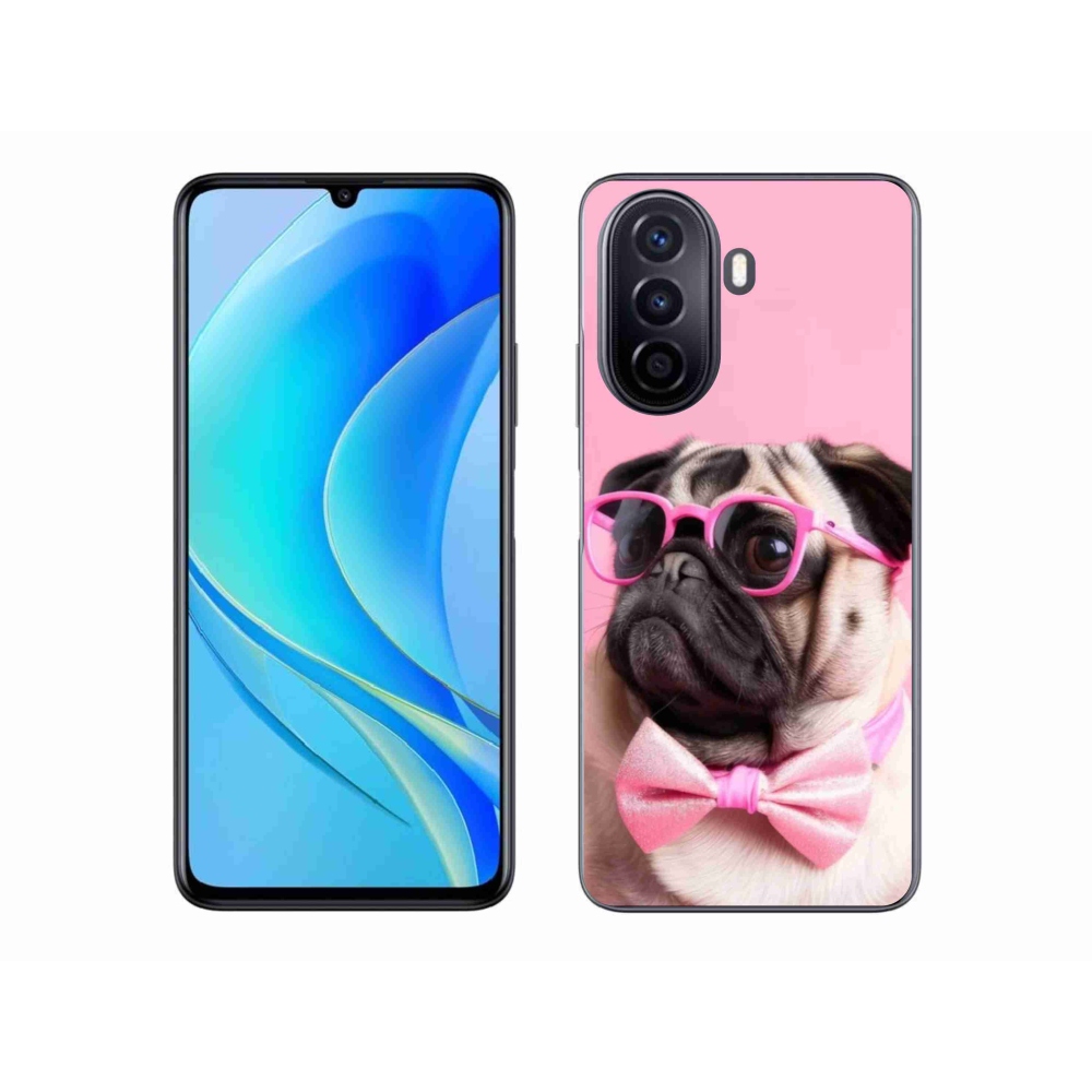 Gélový kryt mmCase na Huawei Nova Y70 - štýlový mops