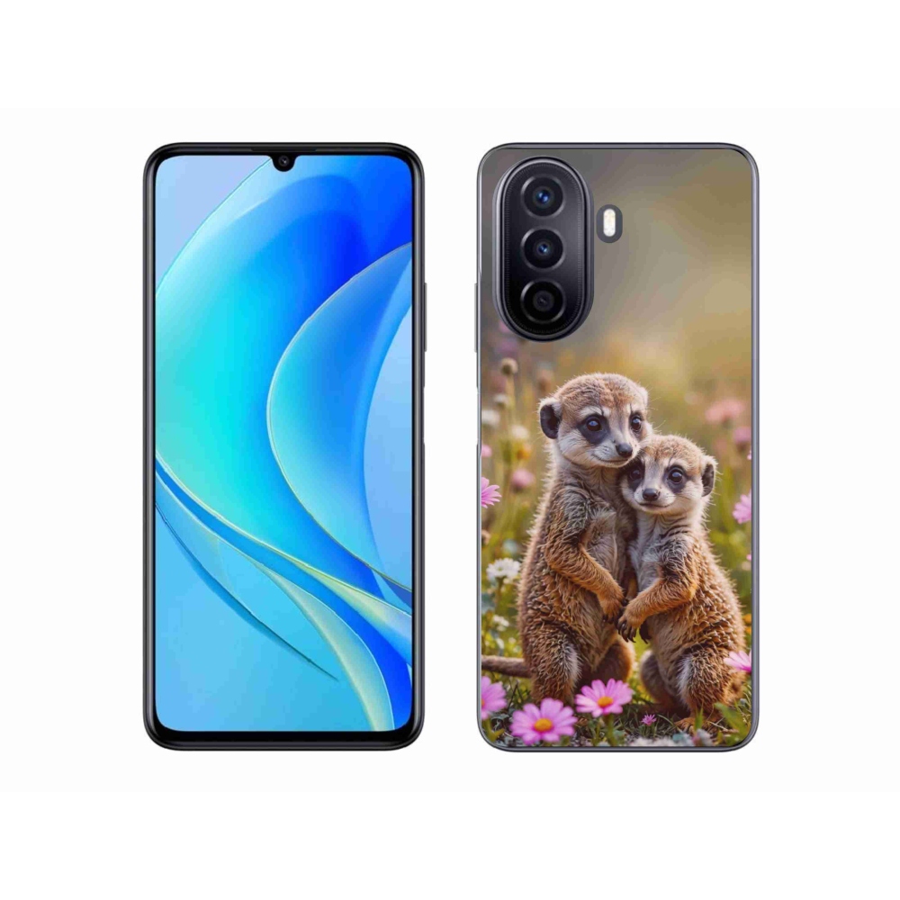 Gélový kryt mmCase na Huawei Nova Y70 - surikatí duo
