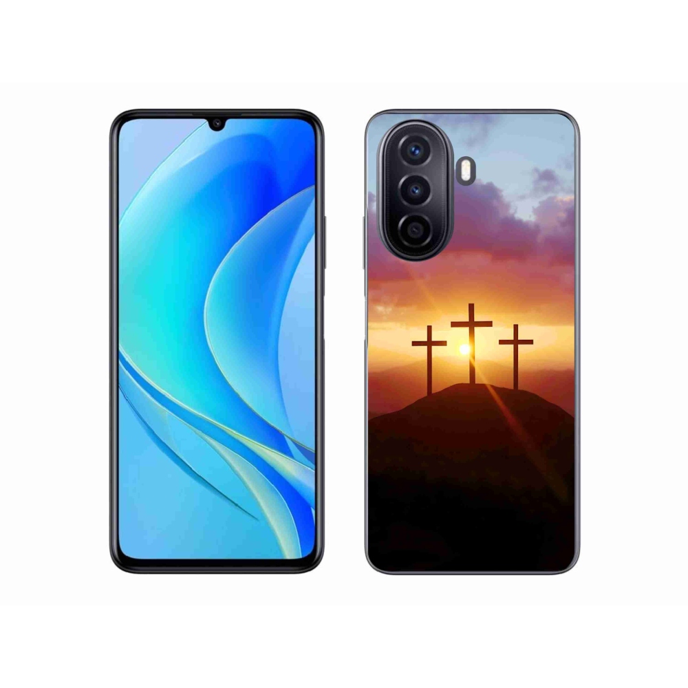 Gélový kryt mmCase na Huawei Nova Y70 - tri kríža