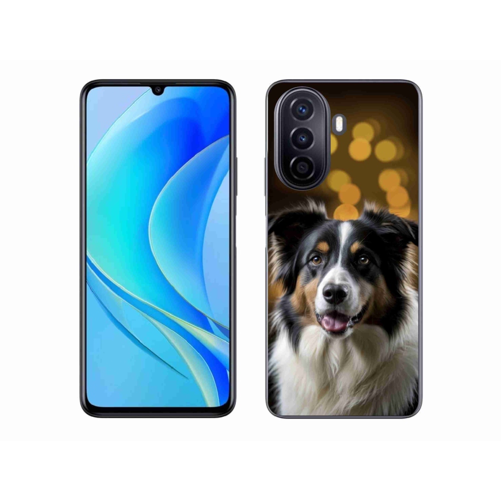 Gélový kryt mmCase na Huawei Nova Y70 - usmievavý austrálsky ovčiak