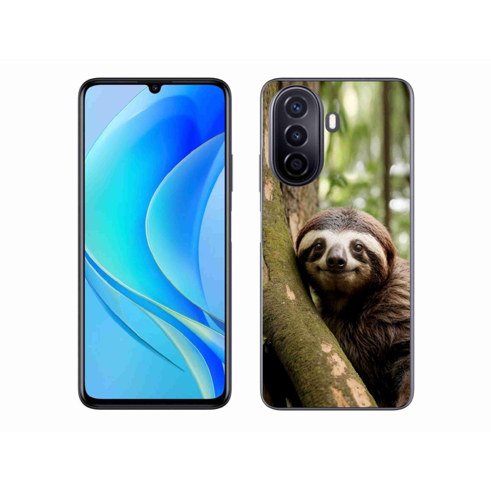 Gélový kryt mmCase na Huawei Nova Y70 - usmievavý leňochod