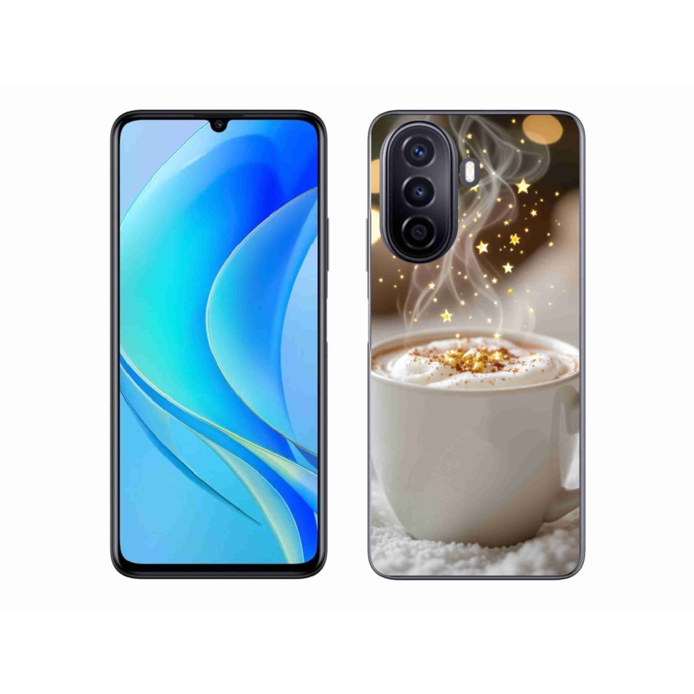Gélový kryt mmCase na Huawei Nova Y70 - vianočný horúci nápoj