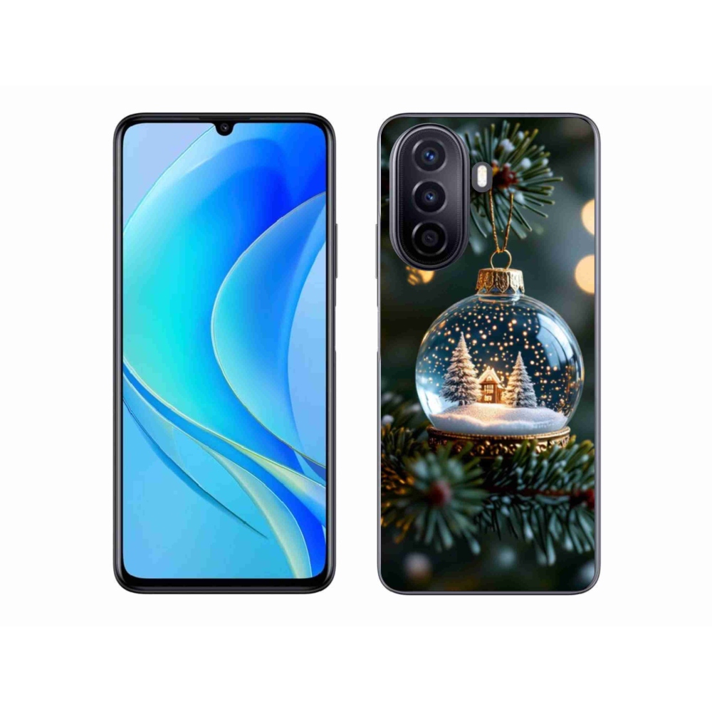 Gélový kryt mmCase na Huawei Nova Y70 - vianočné gule 2