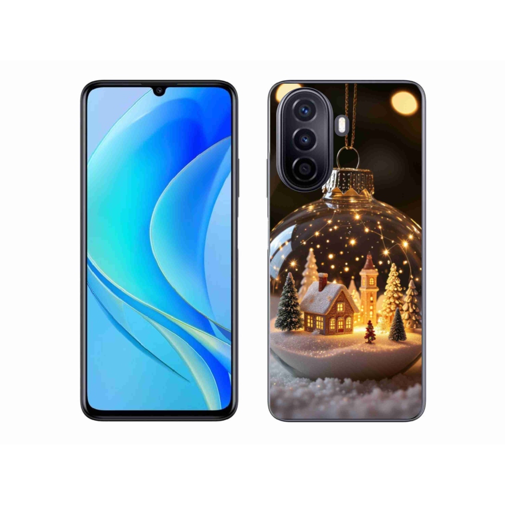 Gélový kryt mmCase na Huawei Nova Y70 - vianočné gule 3