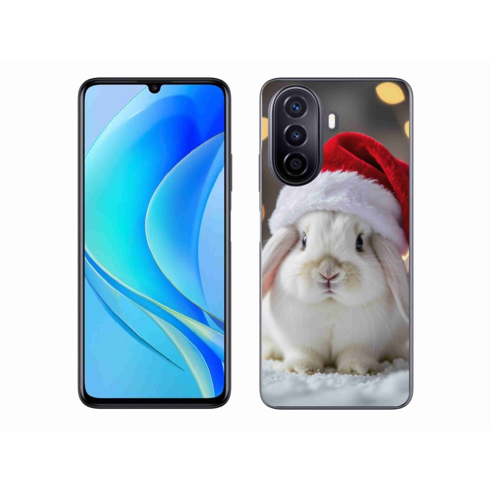 Gélový kryt mmCase na Huawei Nova Y70 - vianočný králik