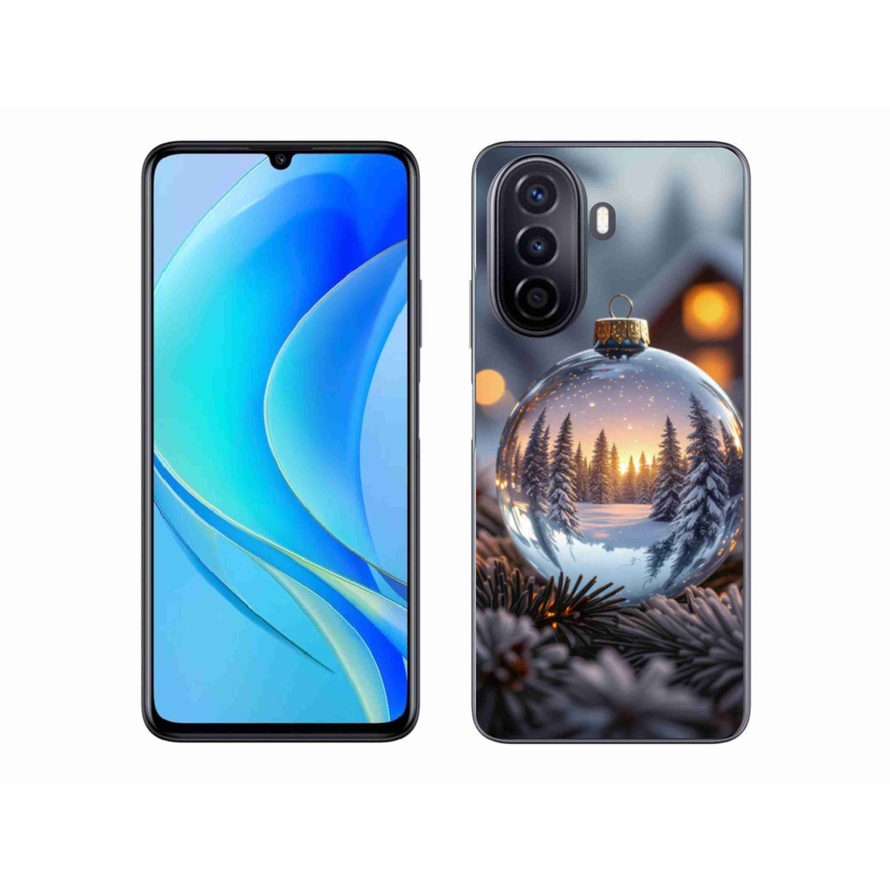 Gélový kryt mmCase na Huawei Nova Y70 - vianočná ozdoba