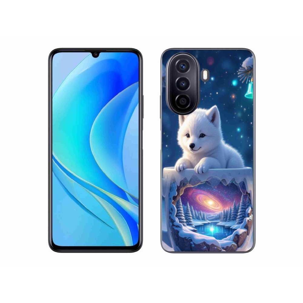 Gélový kryt mmCase na Huawei Nova Y70 - vianočné šteňa