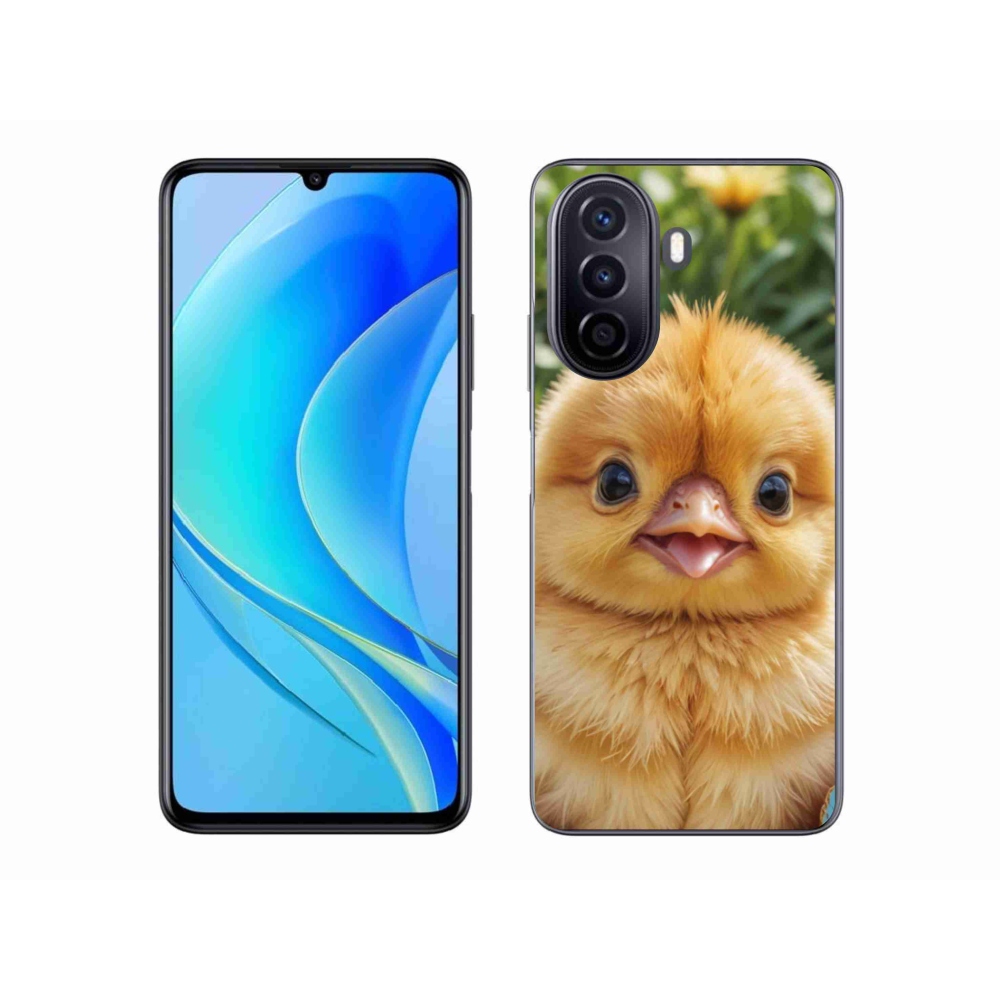 Gélový kryt mmCase na Huawei Nova Y70 - veselé kuriatko