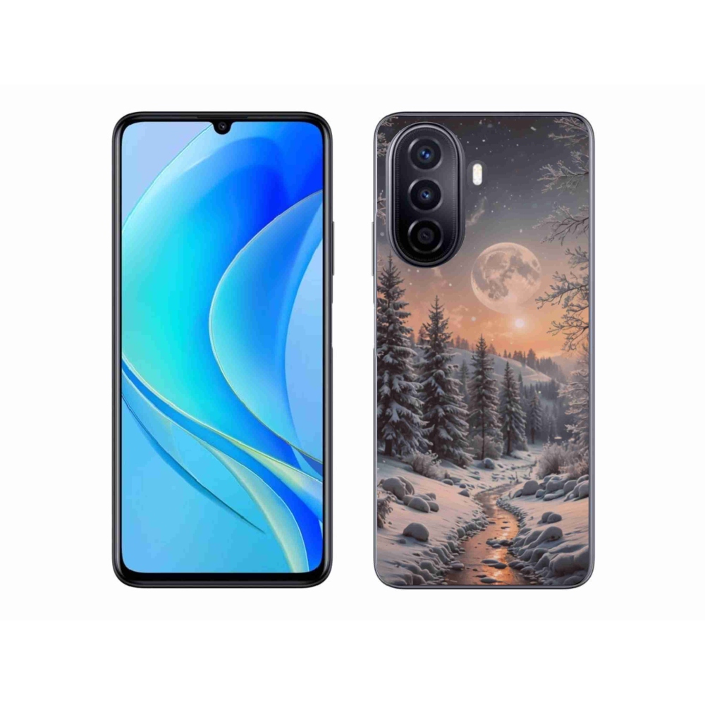 Gélový kryt mmCase na Huawei Nova Y70 - zimná krajina 2