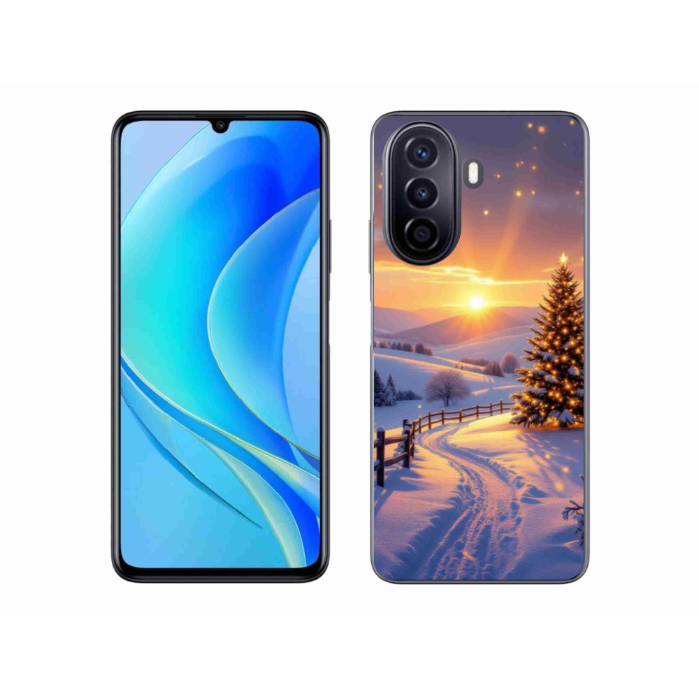 Gélový kryt mmCase na Huawei Nova Y70 - zimná krajina