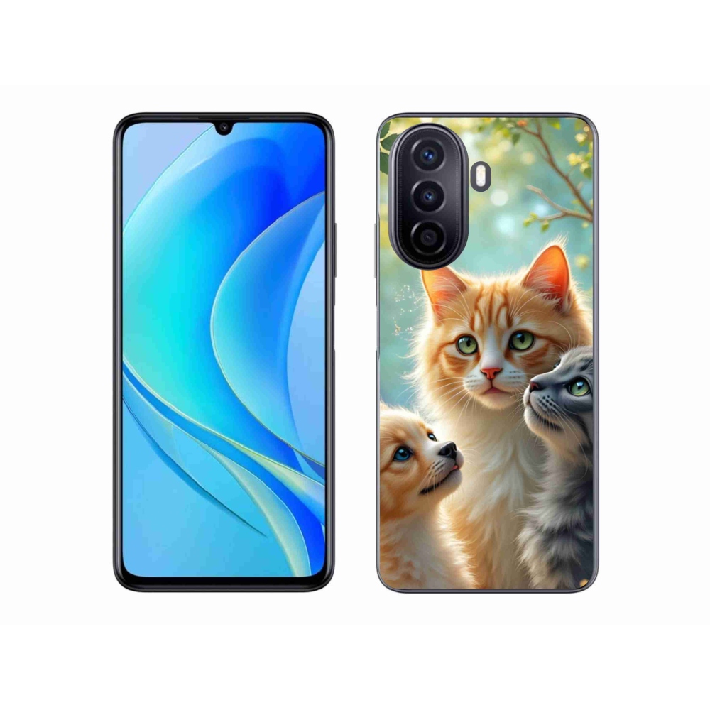 Gélový kryt mmCase na Huawei Nova Y70 - zvieracie priateľstvo 2